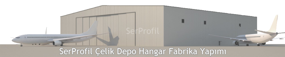 EKONOMİK Prefabrik Depo Hangar Projesi İnşaat Yapım Fiyatları | SerMimar Çelik Yapı